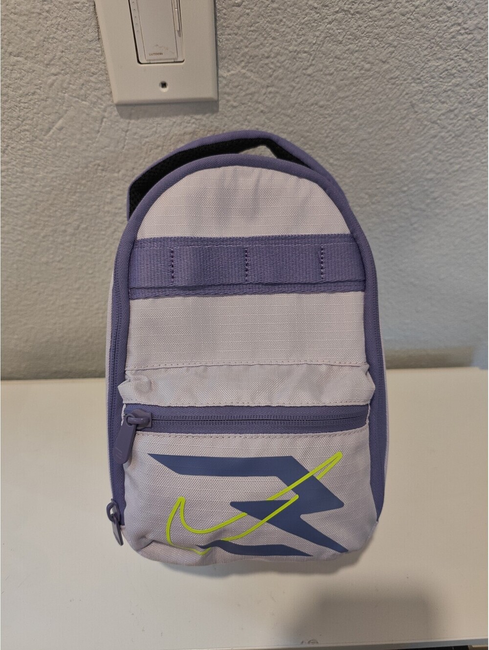 Nike Rally Small Crossbody Bag in Pale Lilac and Gray